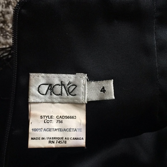 Cachè fringe black skirt - Picture 5 of 6